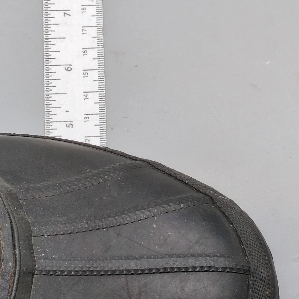 Sorel Shoes Mens Manitou Black 9 Winter Work‎ Boots Wool Lined Natural Rubber